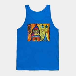 Folk Art Babushka Tank Top